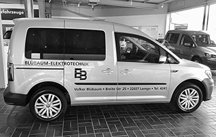 VW Caddy Elektro Blübaum