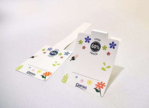 Stanzkarte, Offsetdruck