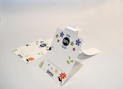 Stanzkarte, Offsetdruck