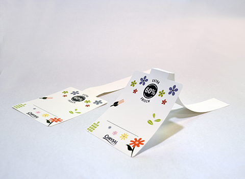 Stanzkarte, Offsetdruck